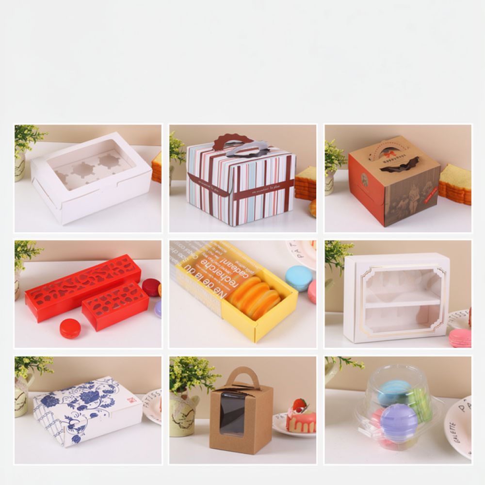 Food Storage Containers - Hochwertige Bäckerei-Verpackungsbox für Muffins, Cupcakes und