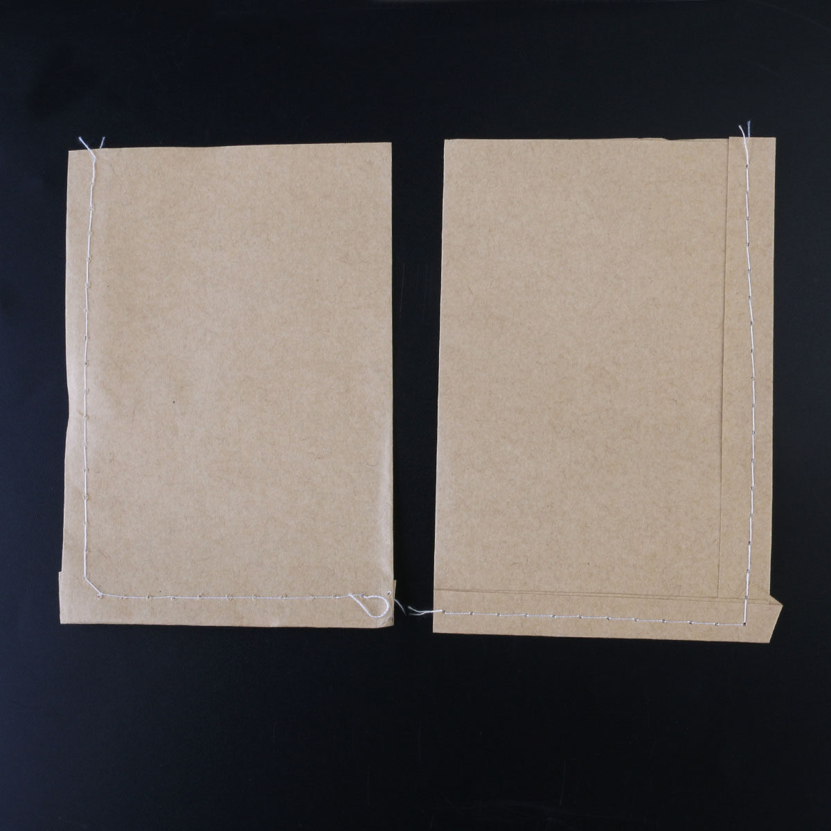 Food Storage Bag - 100 Stück Kraftpapier-Beutel, genäht, zur Aufbewahrung