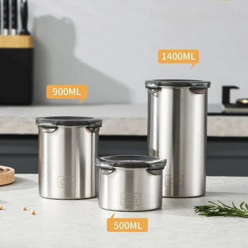 Food Storage With Dividers - 304 rostfreie luftdichte Behälter für Lebensmittel