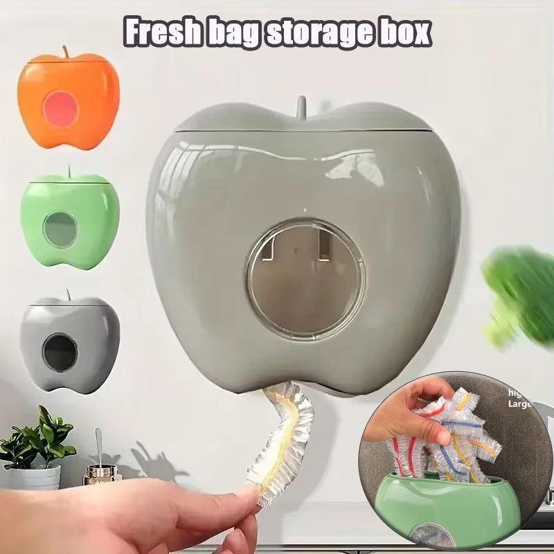 Food Storage Meals - 1 Stück Spender-Aufbewahrungsbox für Lebensmittelbeutel, staubdicht,