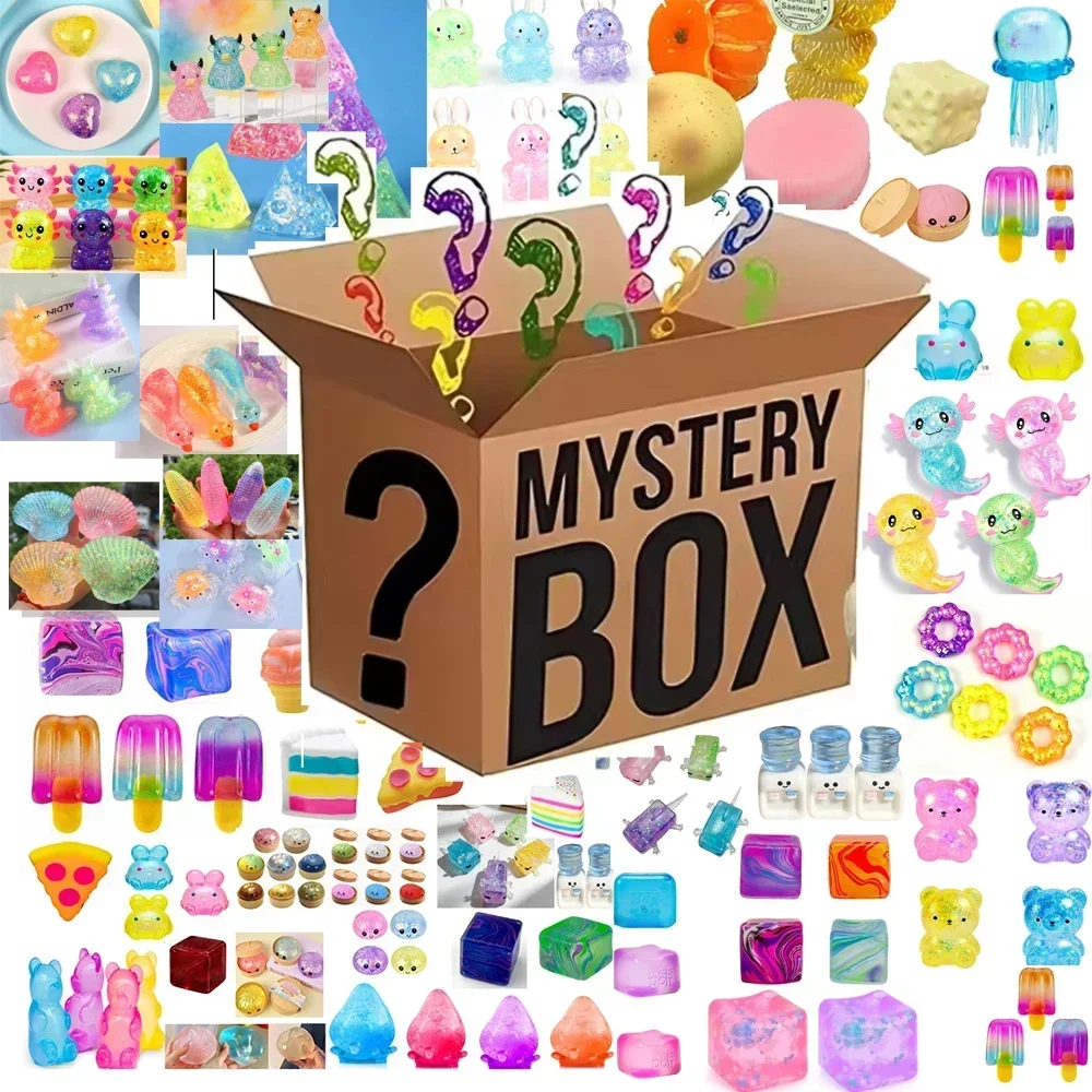 Food Storage Bag - 120+ Mystery Fidget Toy Blind Box,