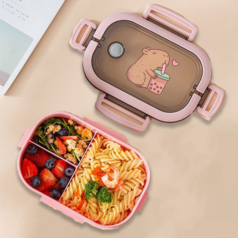 Food Storage Containers - Capybara Bento Lunchbox Anime Tiere Drucken