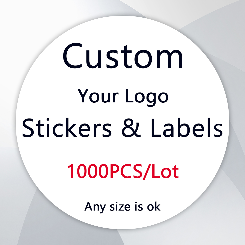Food Storage Labels - 1000 Stück individuelle Aufkleber, individuelles Logo,