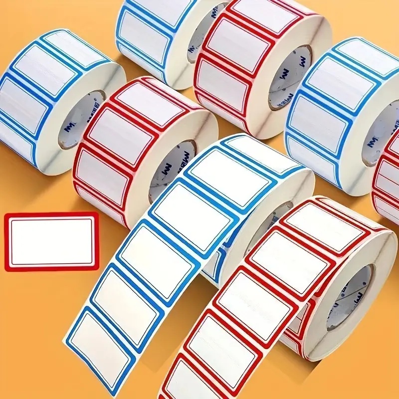 Food Storage Labels - 500 Stück rückstandsfreie Gefrieretiketten, wasserdicht und