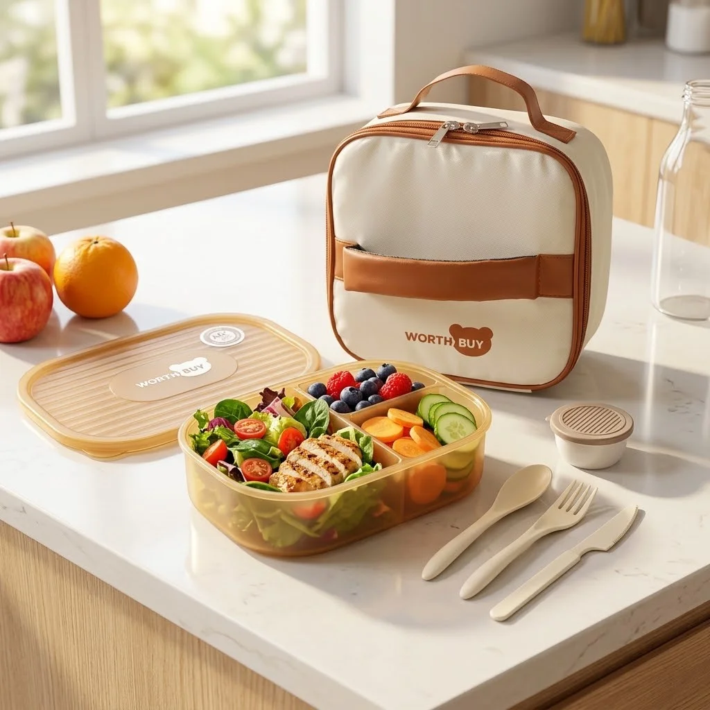 Abnehmbare Bento-Box aus Kunst – Food Storage With Dividers Bewertung und Preis