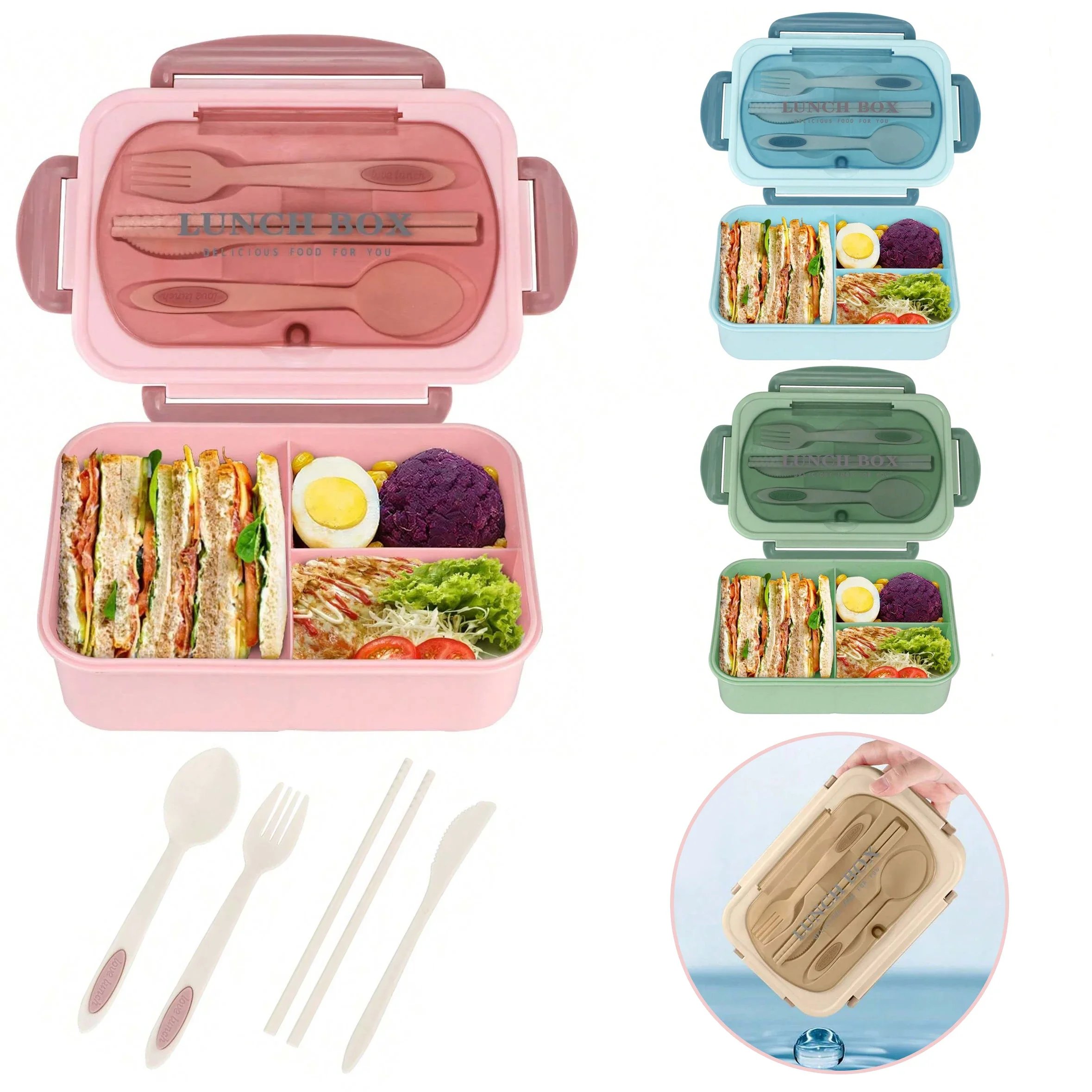 Bento-Box für Erwachsene mit 3 – Food Storage Oven Safe Bewertung und Preis