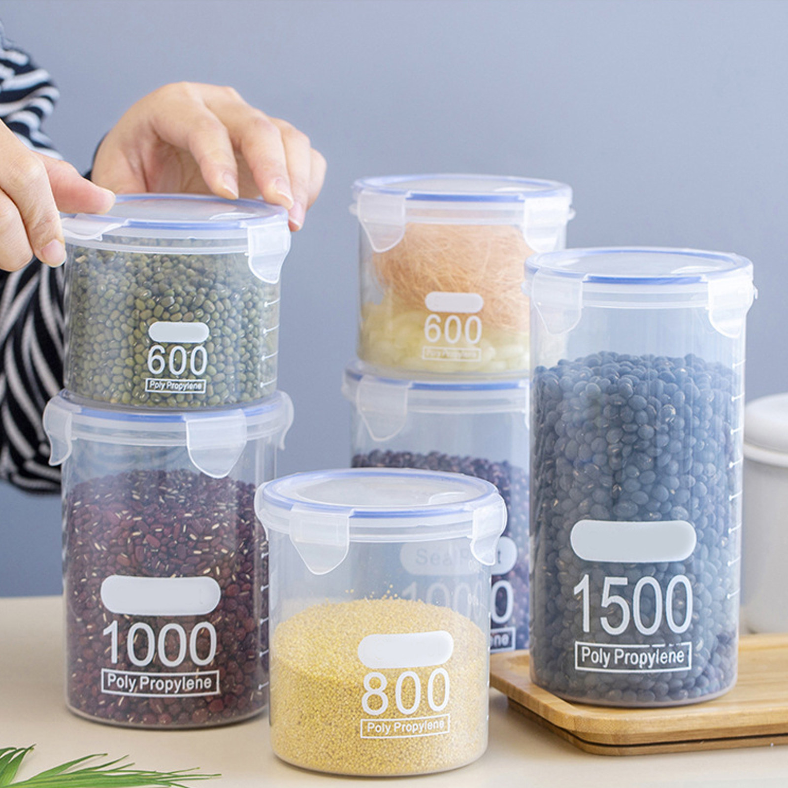 6 Stück luftdichte Vorratsdose – Food Storage Containers Bewertung und Preis