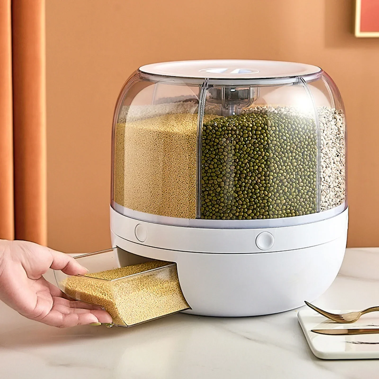 360 mit 6 Fächern °   Rotieren – Food Storage Meals Bewertung und Preis