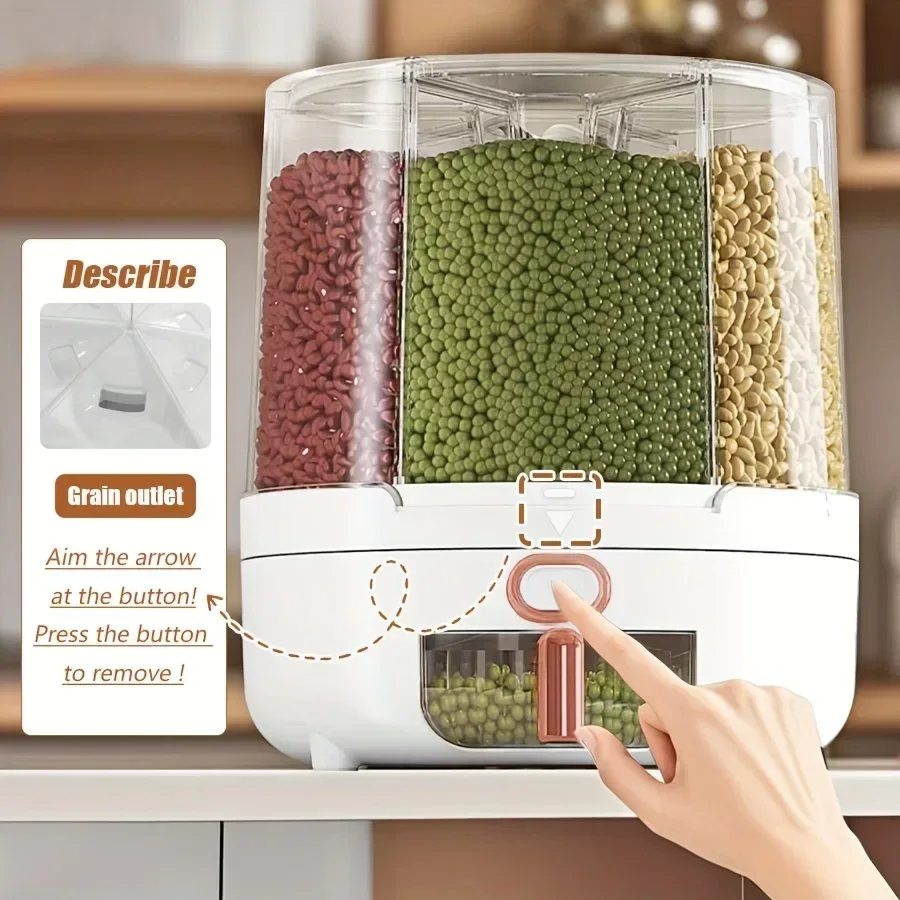 360 mit 6 Fächern °   Rotieren – Food Storage Meals Bewertung und Preis