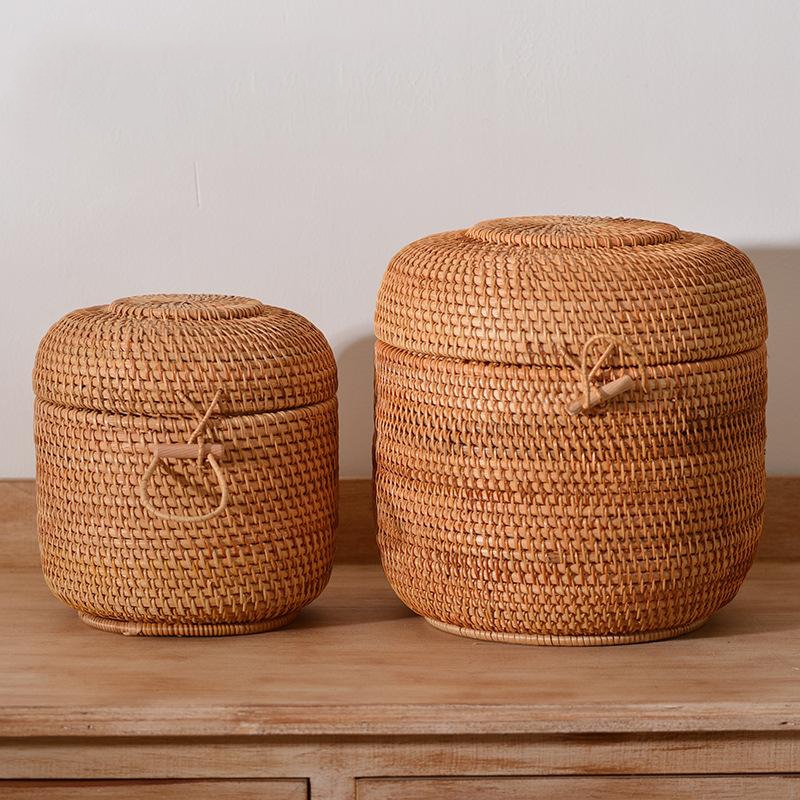Handgewebte Rattan-Tee-Aufbewa – Food Storage Oven Safe Bewertung und Preis