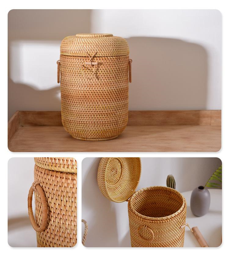Handgewebte Rattan-Tee-Aufbewa – Food Storage Oven Safe Bewertung und Preis