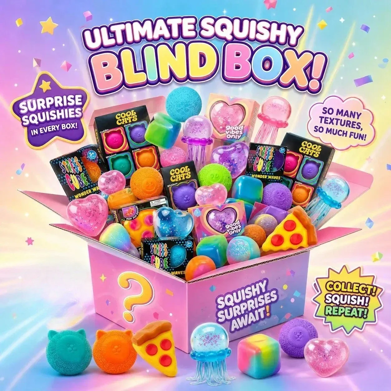 120+ Mystery Fidget Toy Blind  – Food Storage Bag Bewertung und Preis
