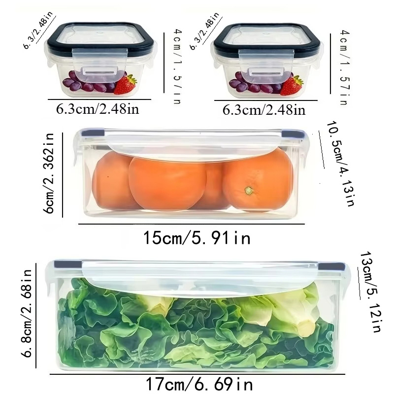 8-teiliges Set mit 4 Behältern – Food Storage Oven Safe Bewertung und Preis