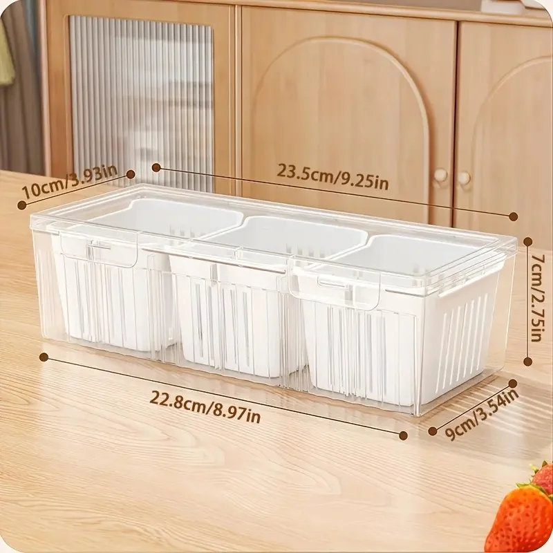 1 Stück Lebensmittel-Aufbewahr – Food Storage With Dividers Bewertung und Preis