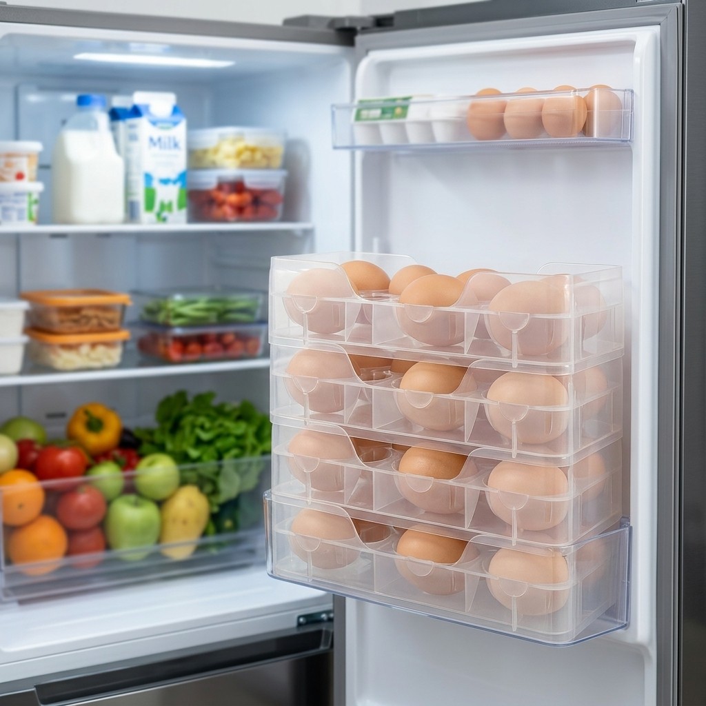 Stapelbarer Eierhalter, Kühlsc – Food Storage With Dividers Bewertung und Preis