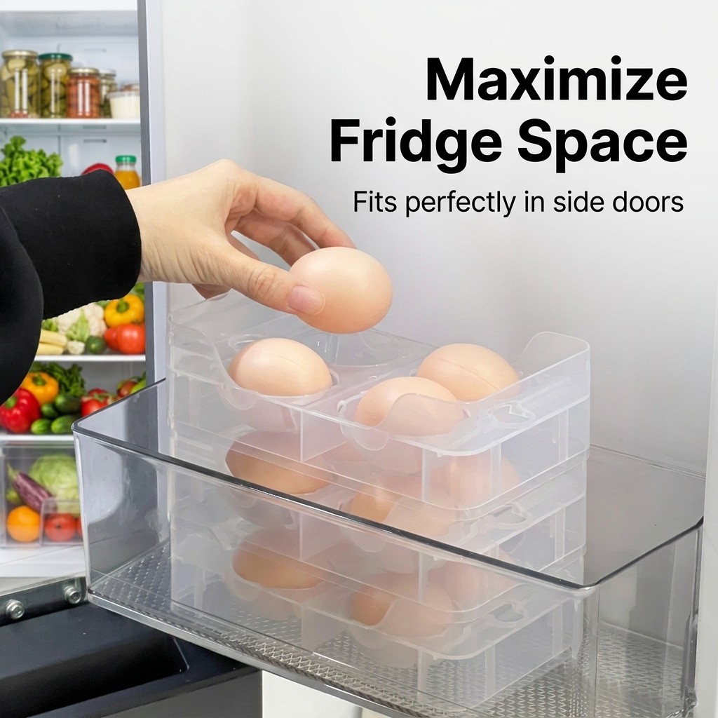 Stapelbarer Eierhalter, Kühlsc – Food Storage With Dividers Bewertung und Preis