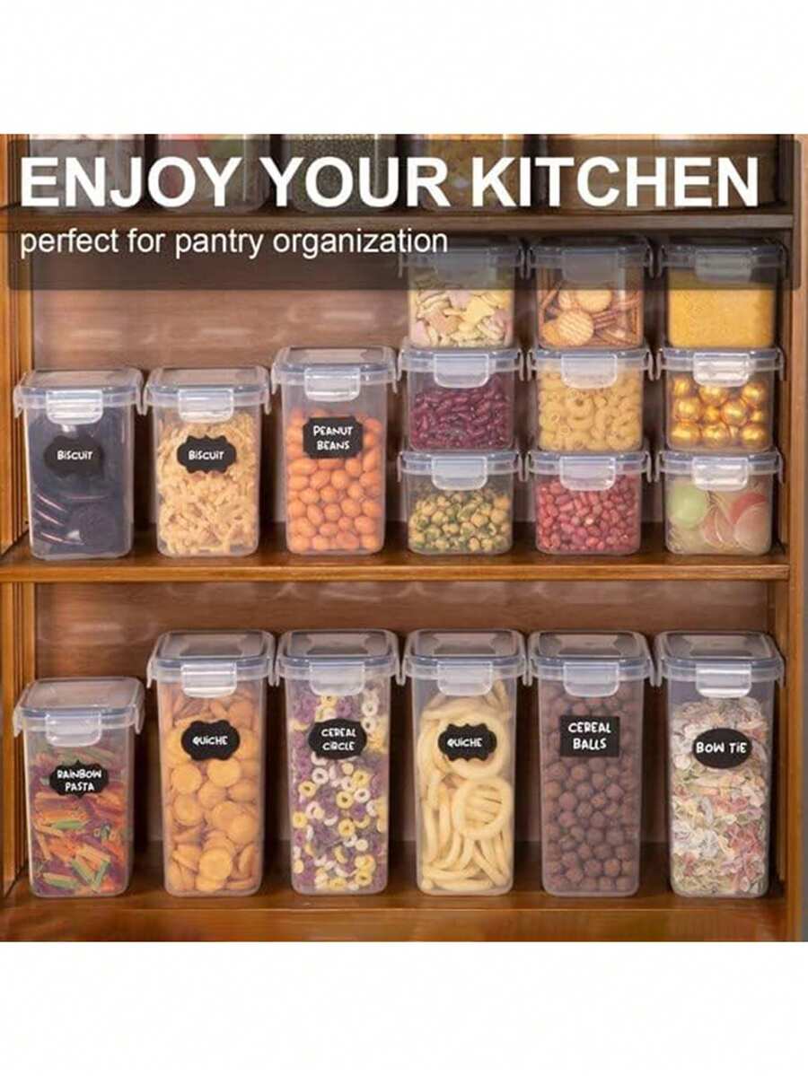 24-teiliges Set luftdichter Le – Food Storage Labels Bewertung und Preis