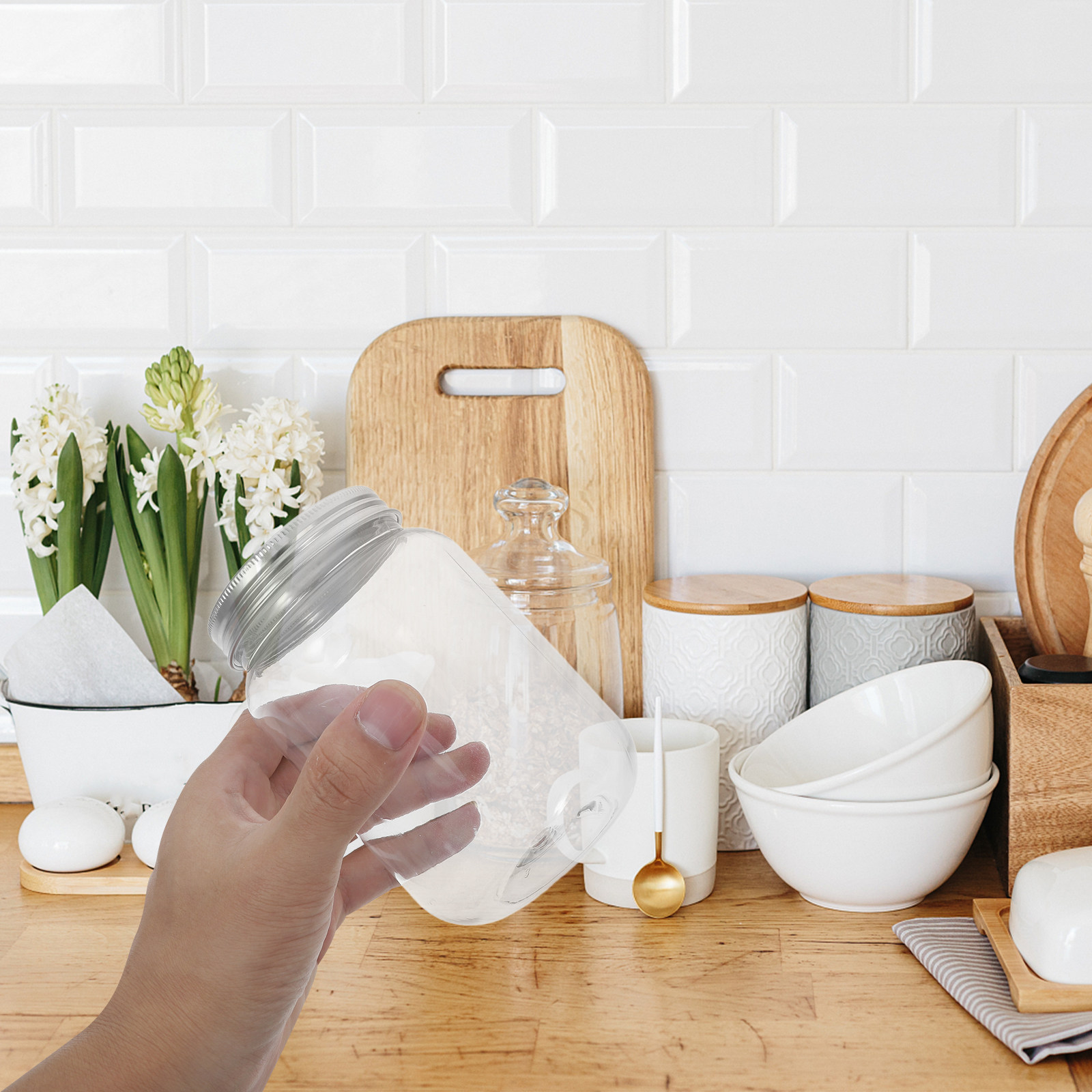 4 Stück transparente Kunststof – Food Storage Containers Bewertung und Preis