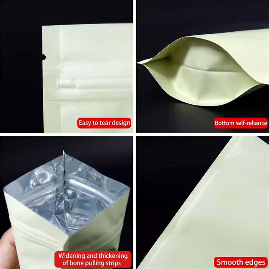 50/100 Stück matte, blassgelbe – Food Storage Bag Bewertung und Preis