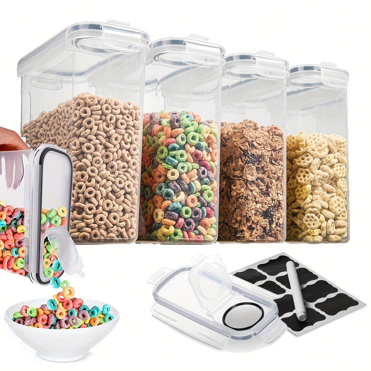 Luftdichte Lebensmittelbehälte – Food Storage Labels Bewertung und Preis