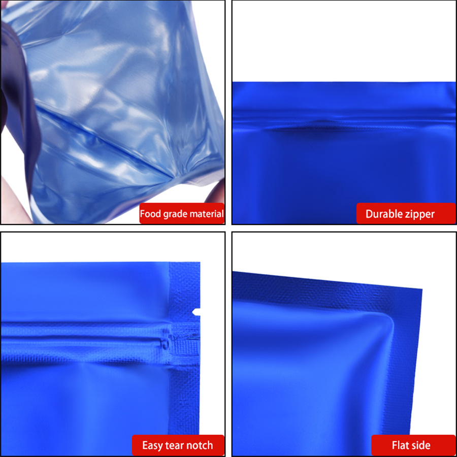 100 Stück matte blaue Folien-R – Food Storage Bag Bewertung und Preis
