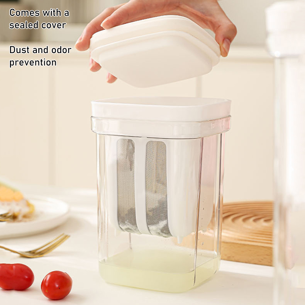 2-in-1-Sieb für griechischen J – Food Storage With Dividers Bewertung und Preis