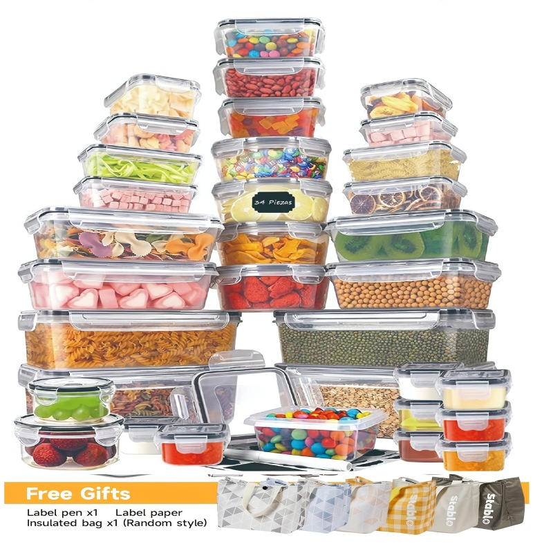 48-teiliges BPA-freies Lebensm – Food Storage Meals Bewertung und Preis